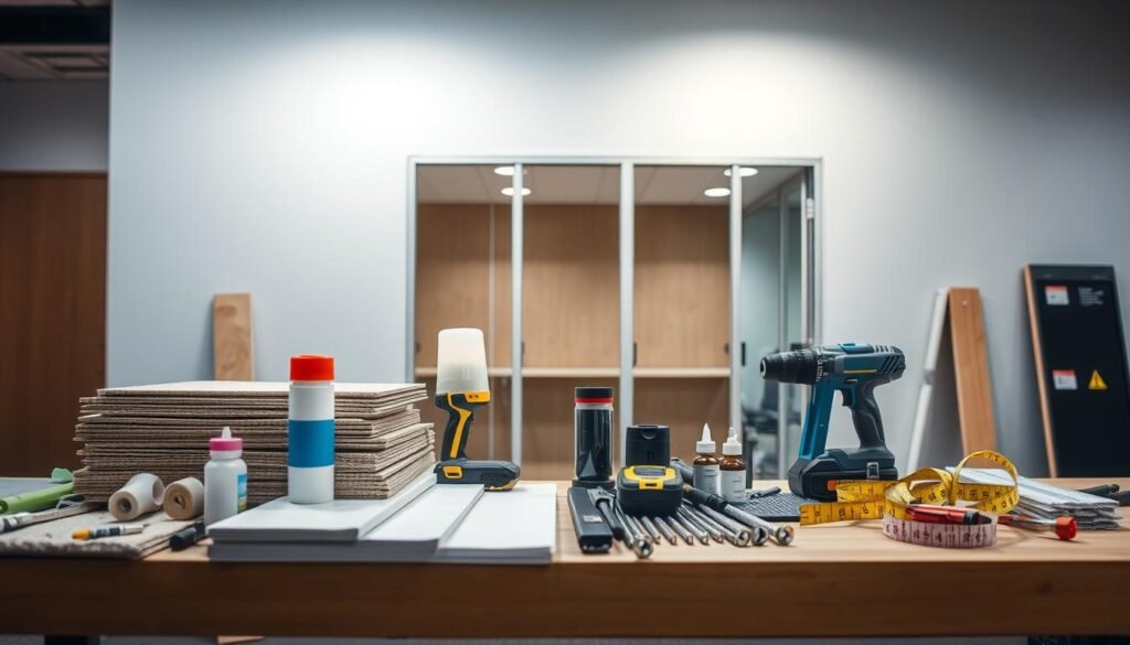 Materiały i technologie używane przy montażu