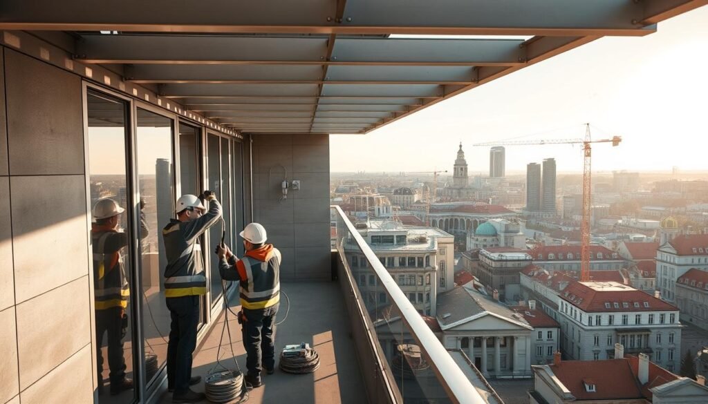 Montaż balkonów wentylowanych Warszawa