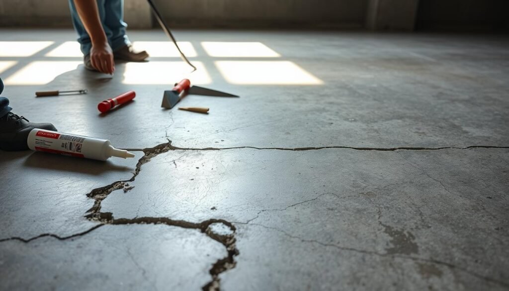 Wykrywanie i naprawa uszkodzeń posadzki