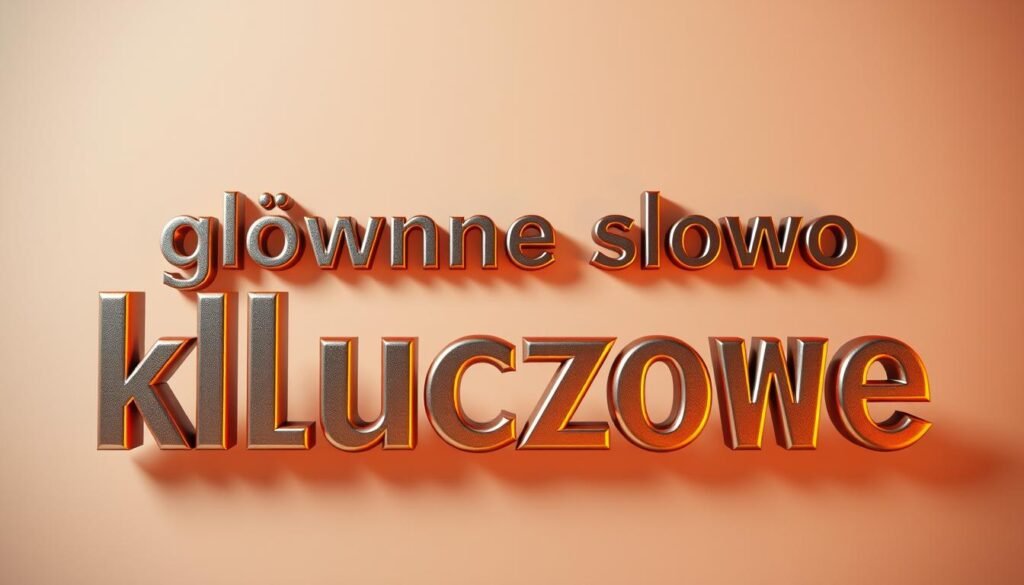 główne słowo kluczowe