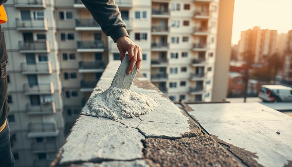 naprawa betonu balkonu