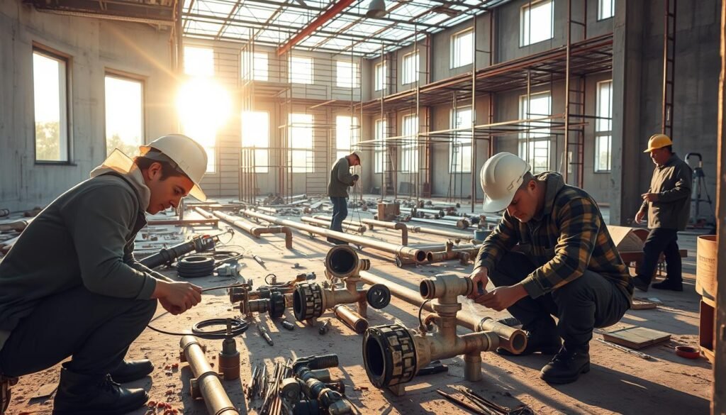 proces realizacji prac hydraulicznych