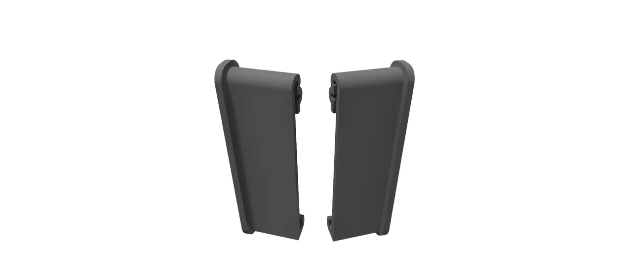 Profil W60, RAL 7024 (szary grafit) – profil okapowy W60 do tarasu wentylowanego