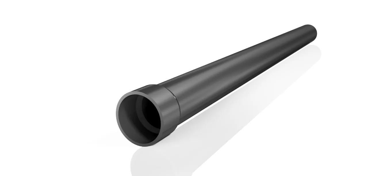 Rura spustowa ø 32, 2 mb, RAL 7024 (szary grafit) – system rynnowy R40 do tarasu wentylowanego