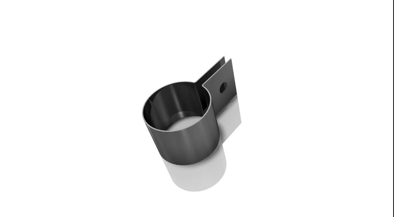 Rynna R40, RAL 7024 (szary grafit) – system rynnowy R40 do tarasu wentylowanego